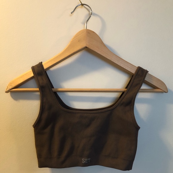 SETactive brown (pepper) sports bra - Picture 1 of 2